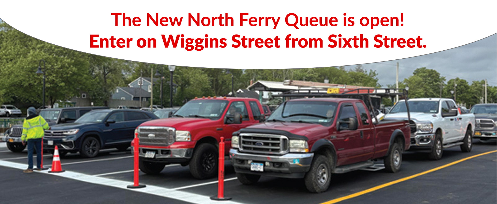 Greenport Ferry Queue