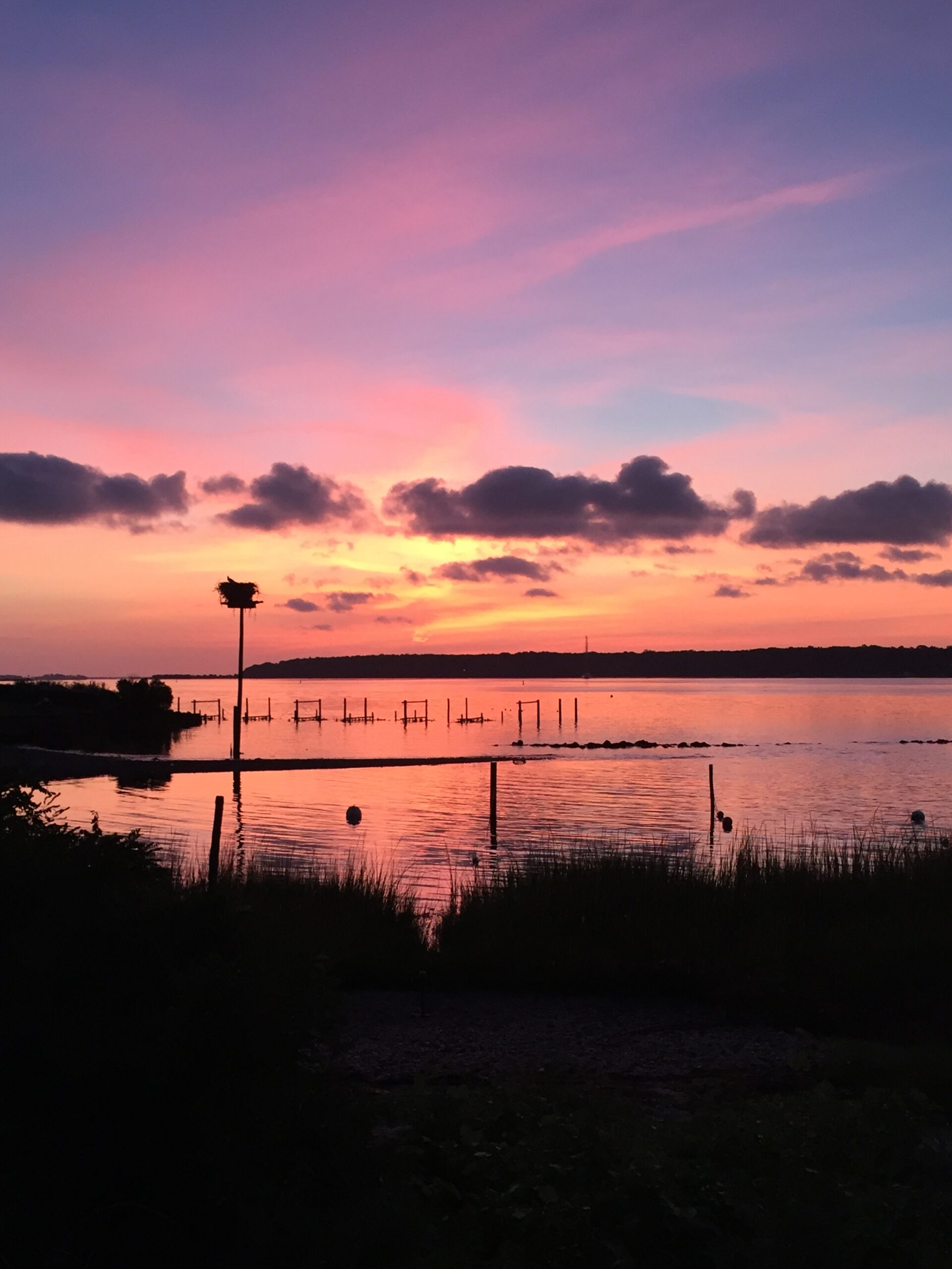 Sunrise overlooking Widow's Hole and Peconic Bay - Jane Ratsey Williams